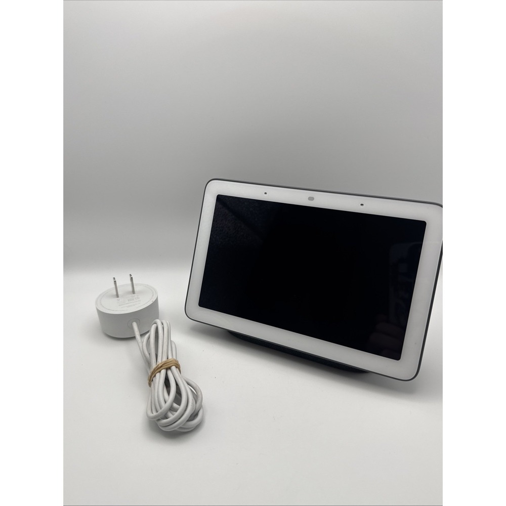 Google Nest Hub (1st Gen) Model H1A 7-inch smart display - Charcoal Black
